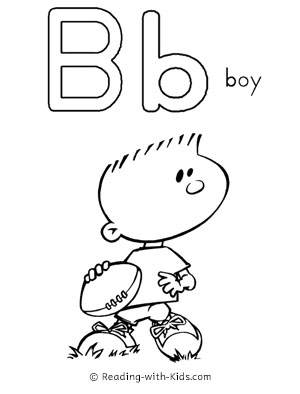 B is for boy