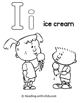I is for ice cream