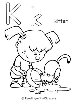K is for kitten