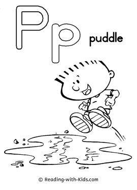 P is for puddle