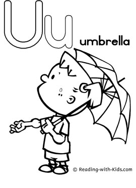 U is for umbrella