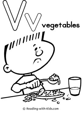 V is for vegetables