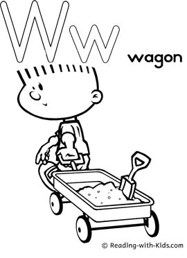 W is for wagon