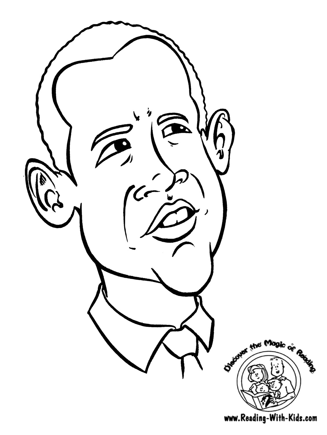 George Washington Coloring Page Barack Obama Coloring Page