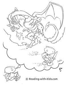 Dragon Dreamer coloring page