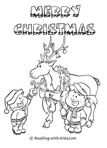 Christmas coloring page