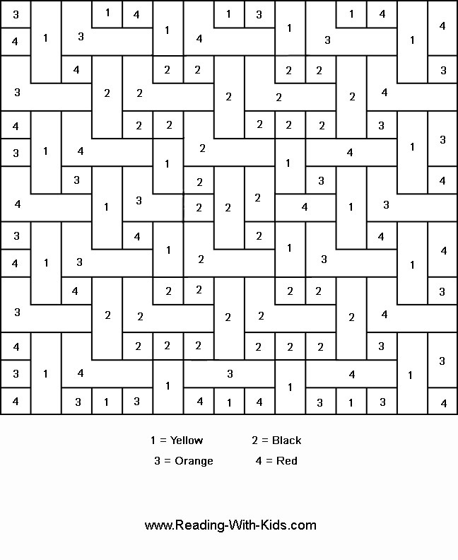 Color by number coloring pages Color by number coloring pages