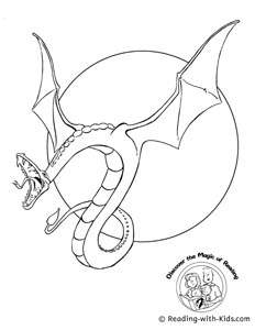 Flying Dragon coloring page