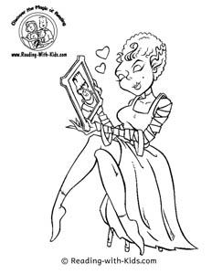 Halloween Bride of Frankenstein coloring page
