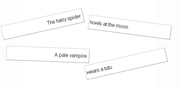 Halloween Silly Sentences