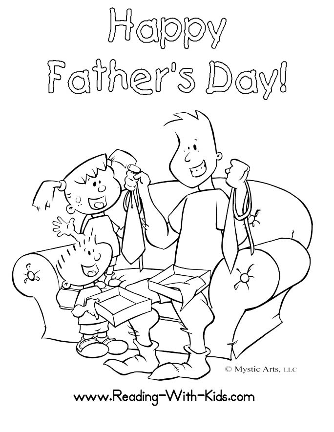 Father's Day Coloring Pages