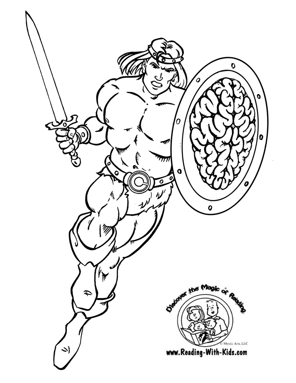 Hero Coloring Page