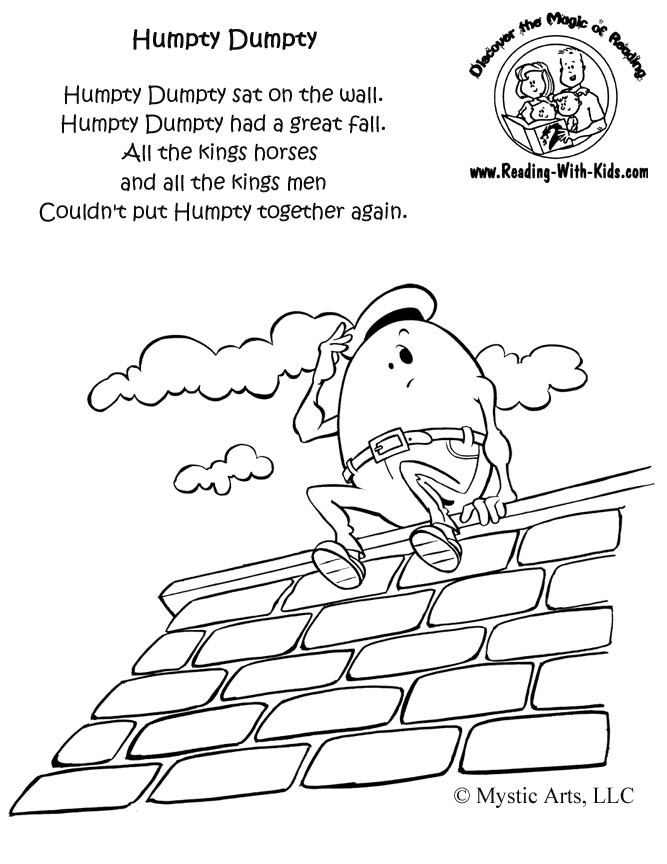 Old King Cole coloring page Nursery rhymes preschool crafts