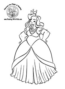 Non-stereotypical Princess Coloring Page