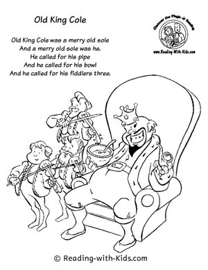 Old King Cole coloring page