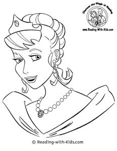 Princess coloring page