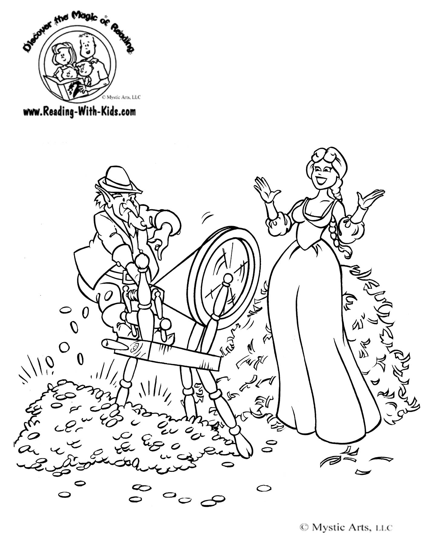 fairy tale coloring pages free download - photo #28